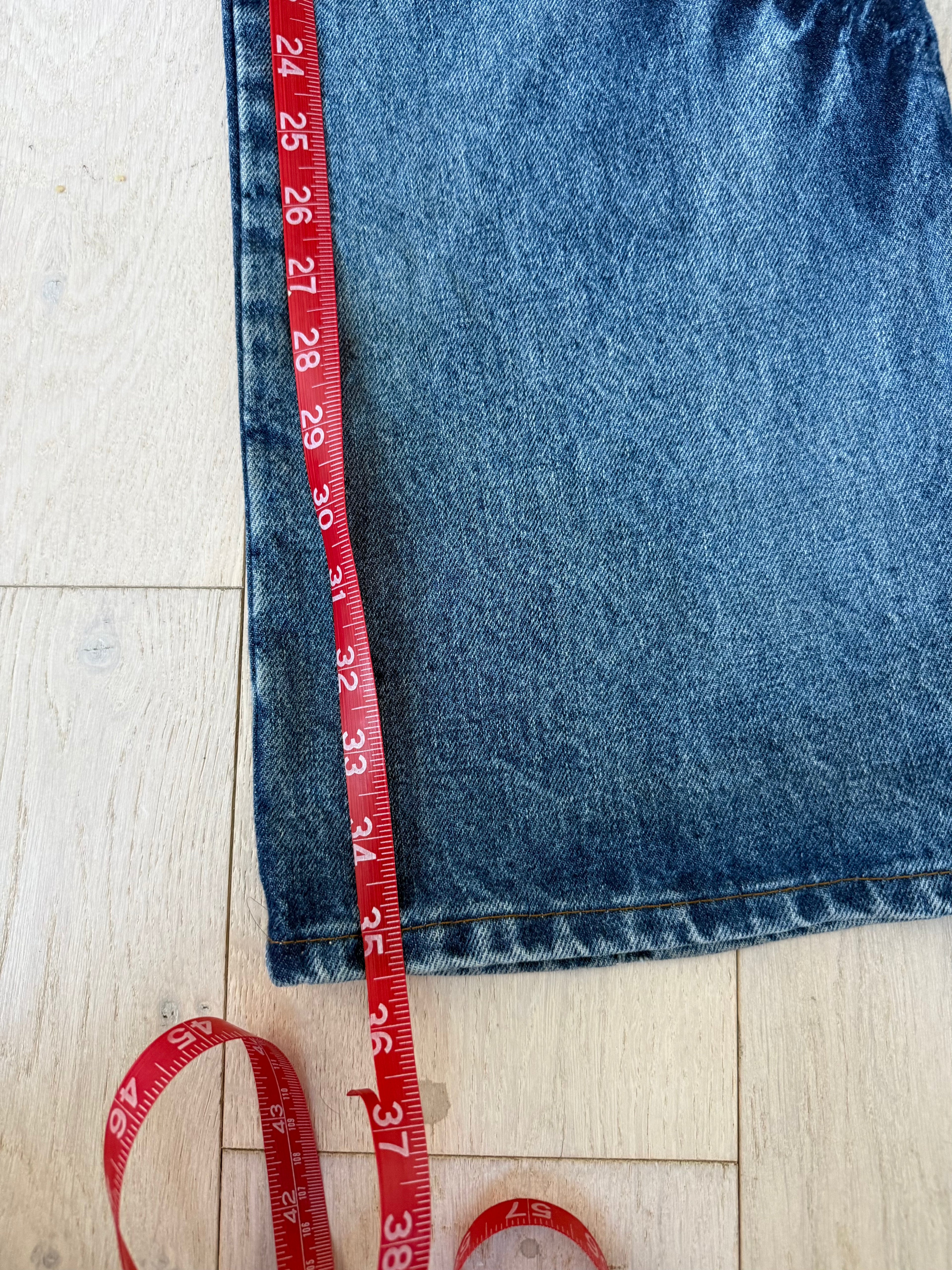 Roberto Cavalli Blue Jean Stitch Detail