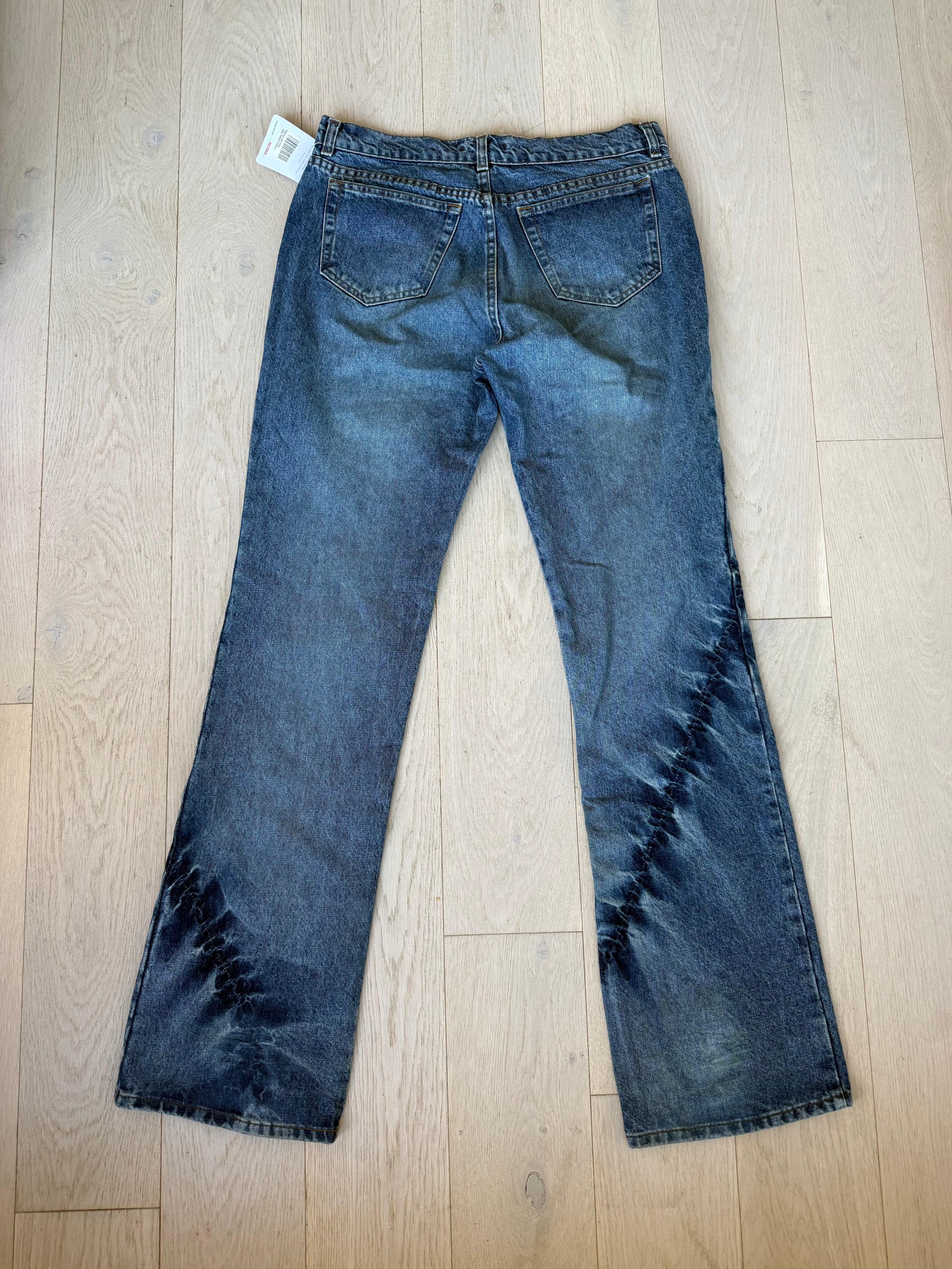Roberto Cavalli Blue Jean Stitch Detail
