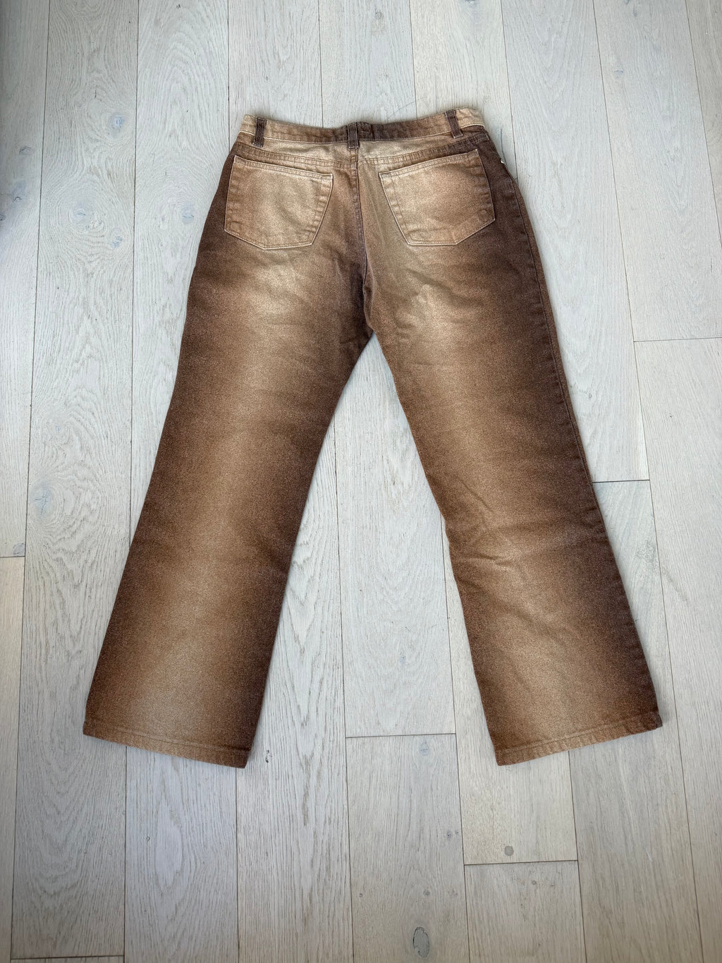 Roberto Cavalli Jeans Bronze Gradient Effect