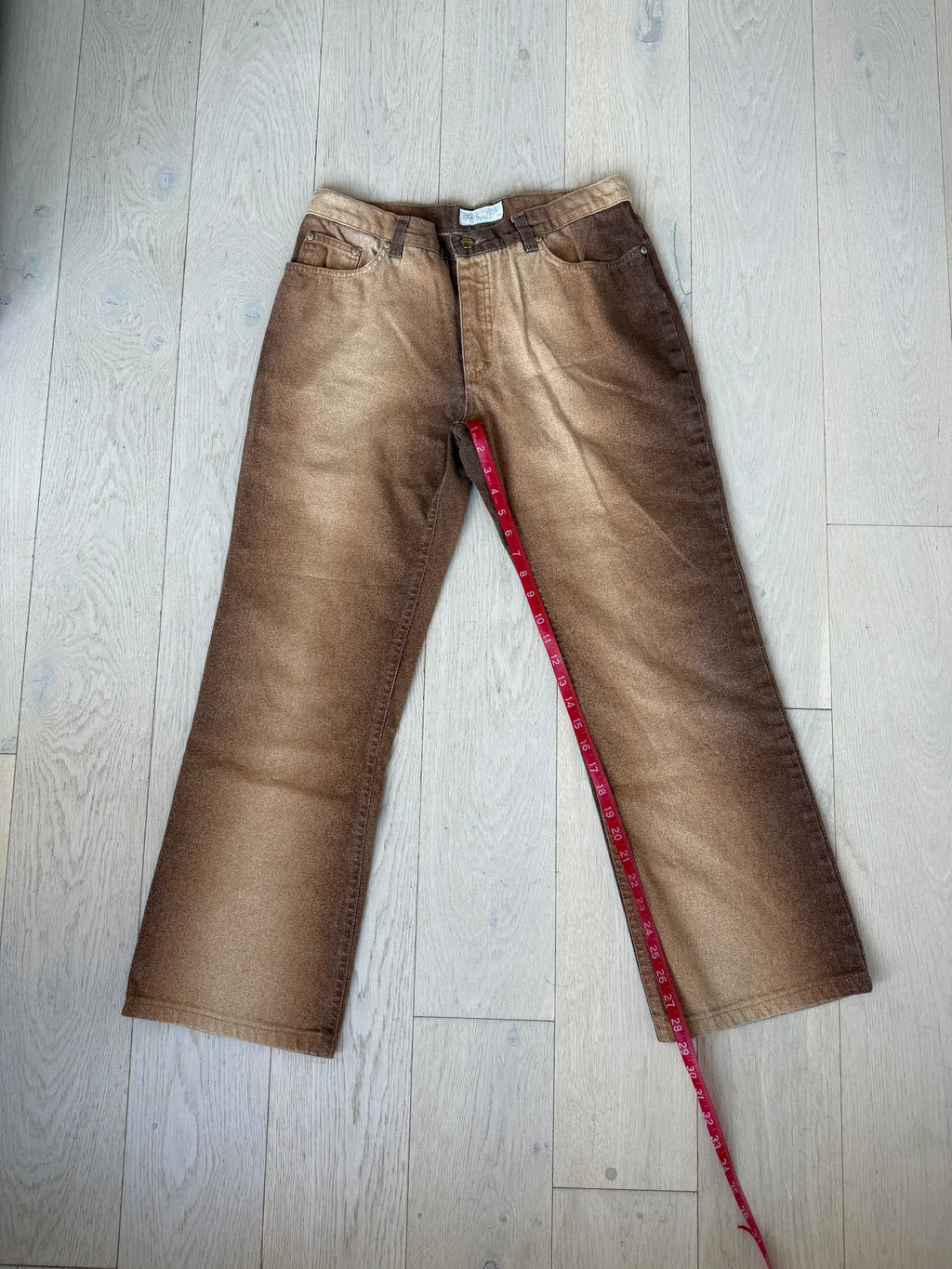 Roberto Cavalli Jeans Bronze Gradient Effect