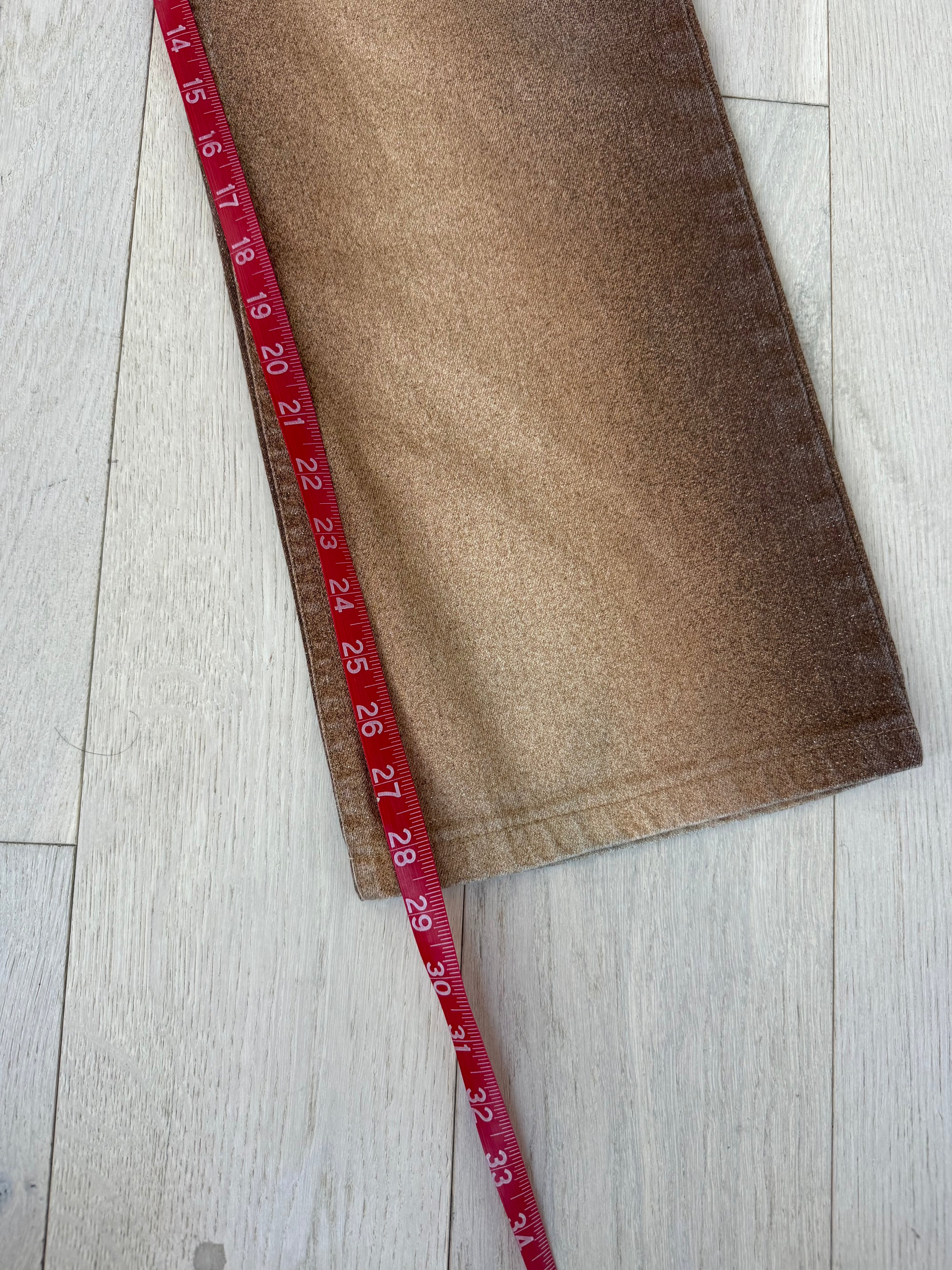 Roberto Cavalli Jeans Bronze Gradient Effect