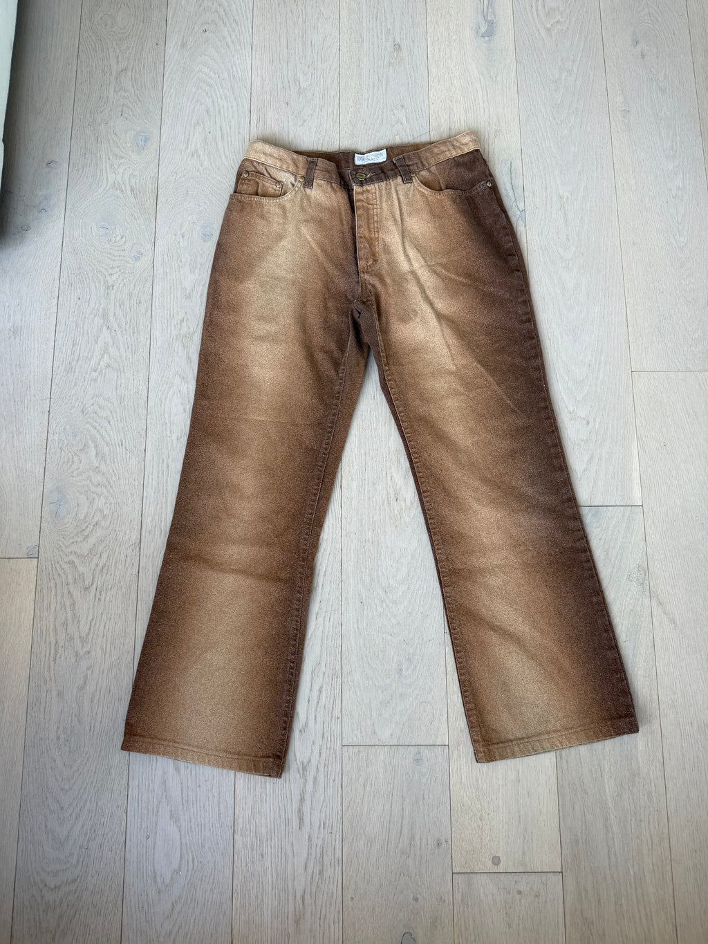 Roberto Cavalli Jeans Bronze Gradient Effect
