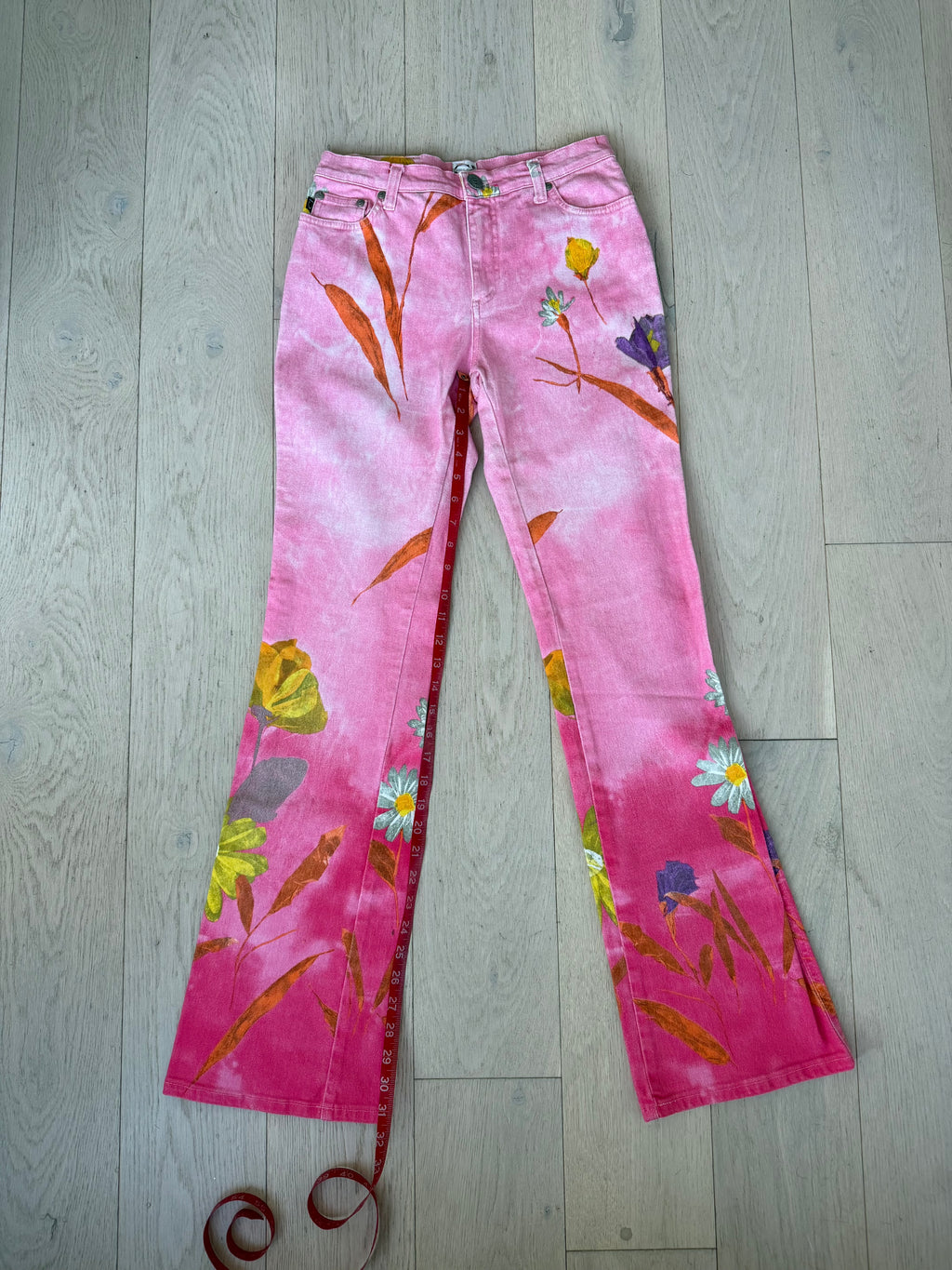 Roberto Cavalli Denim Floral Jeans