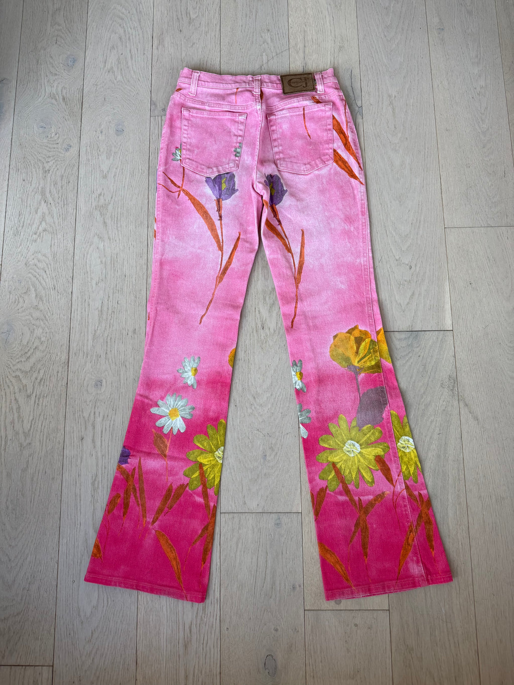 Roberto Cavalli Denim Floral Jeans