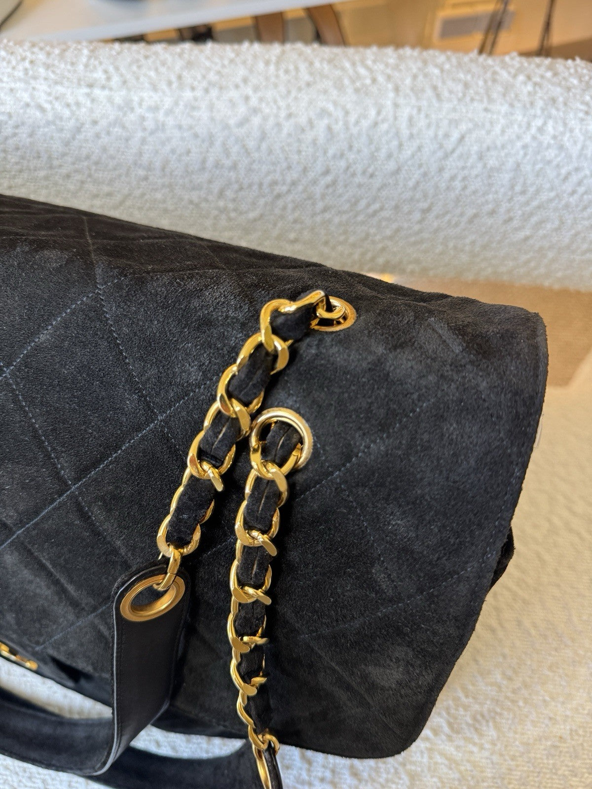 Chanel Suede XXL Travel Flap