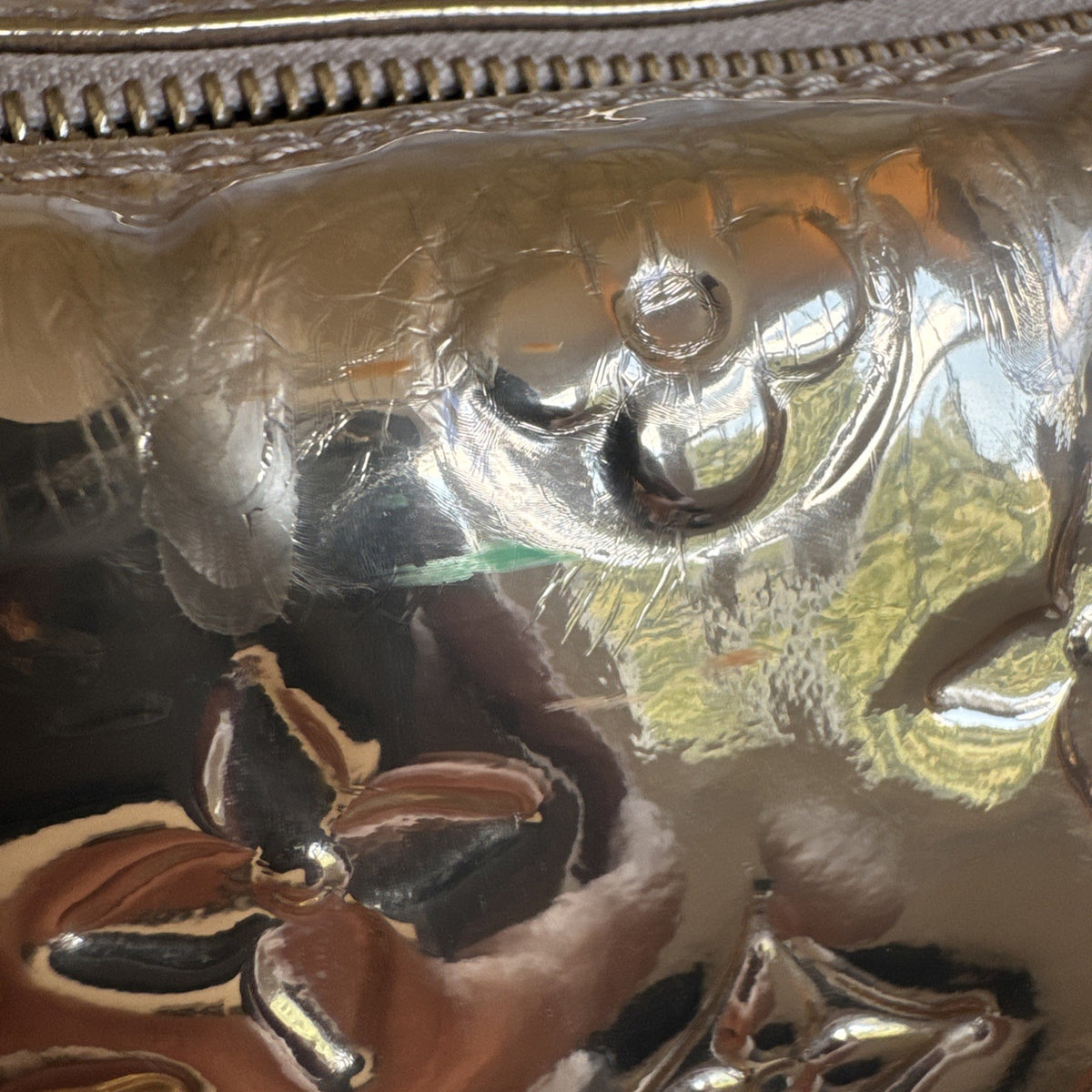 Louis Vuitton Gold Mirror Speedy