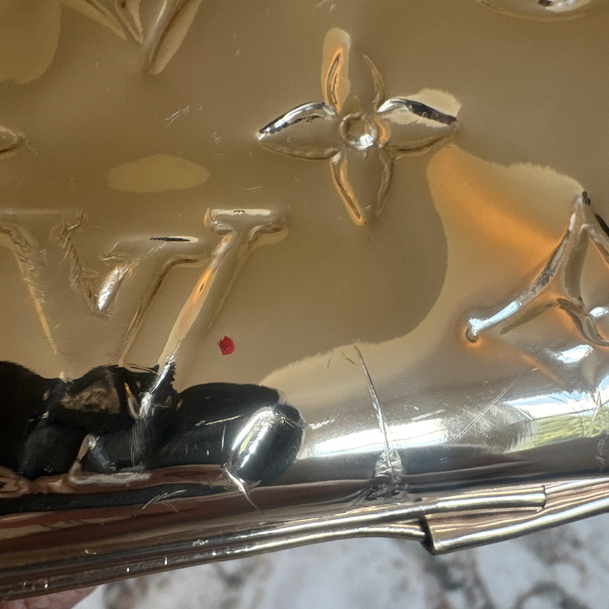 Louis Vuitton Gold Mirror Speedy