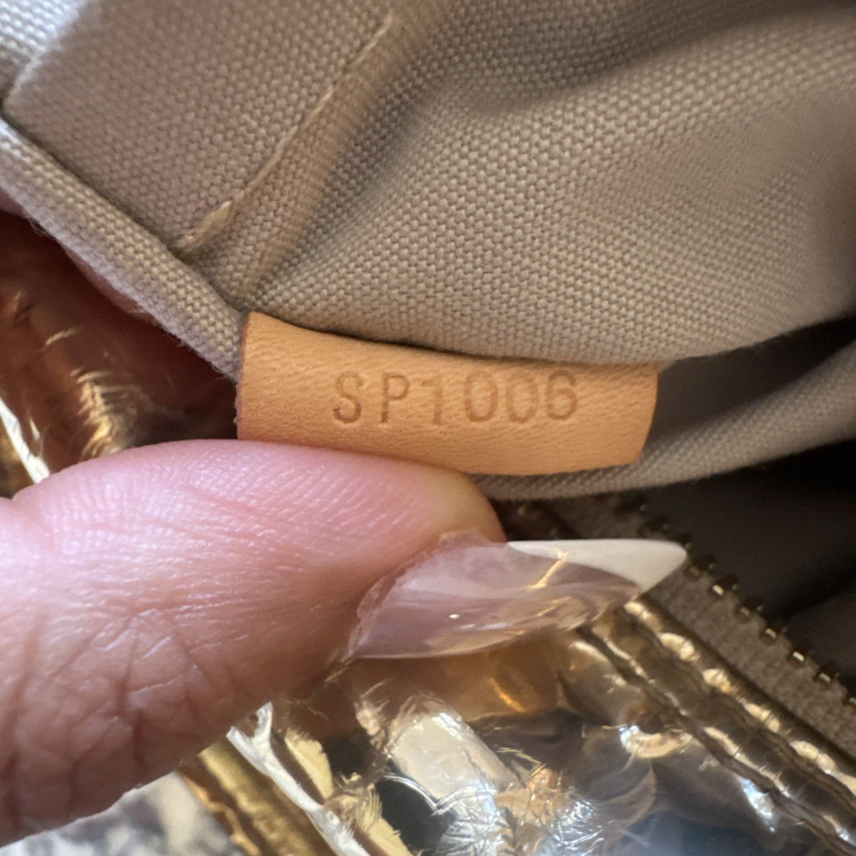 Louis Vuitton Gold Mirror Speedy