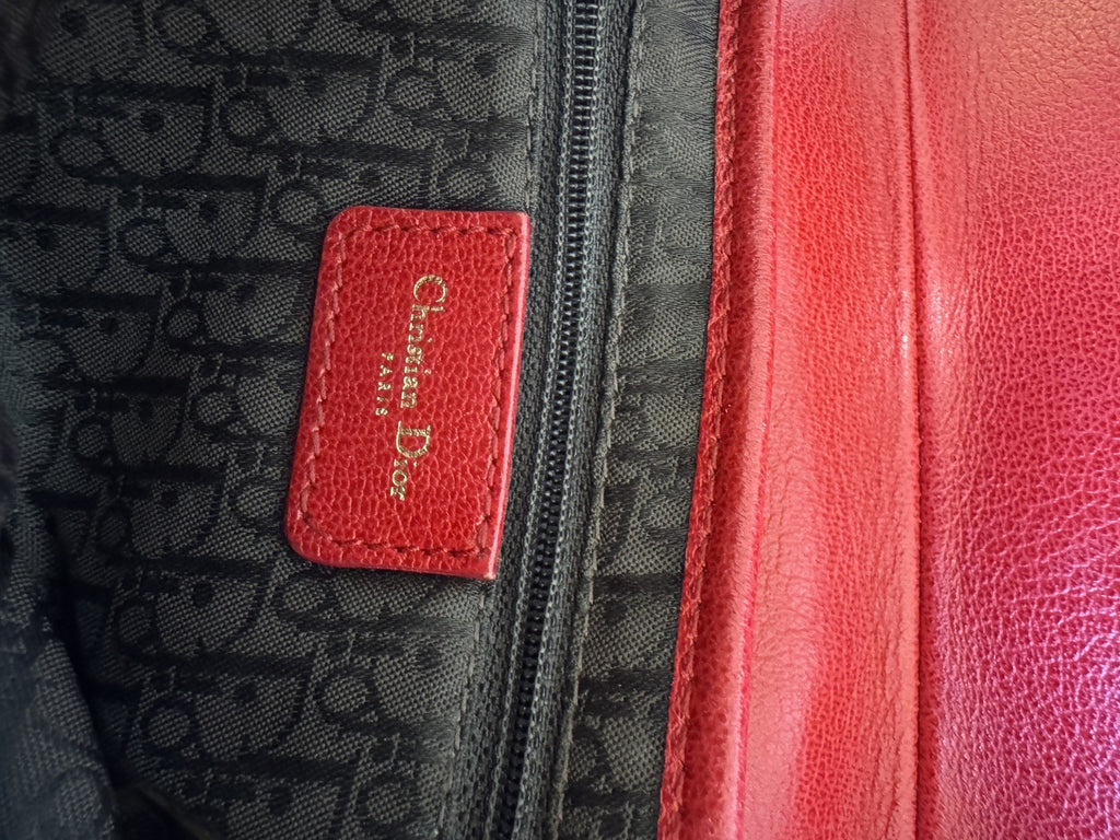 Dior Leopard Print Saddle Bag