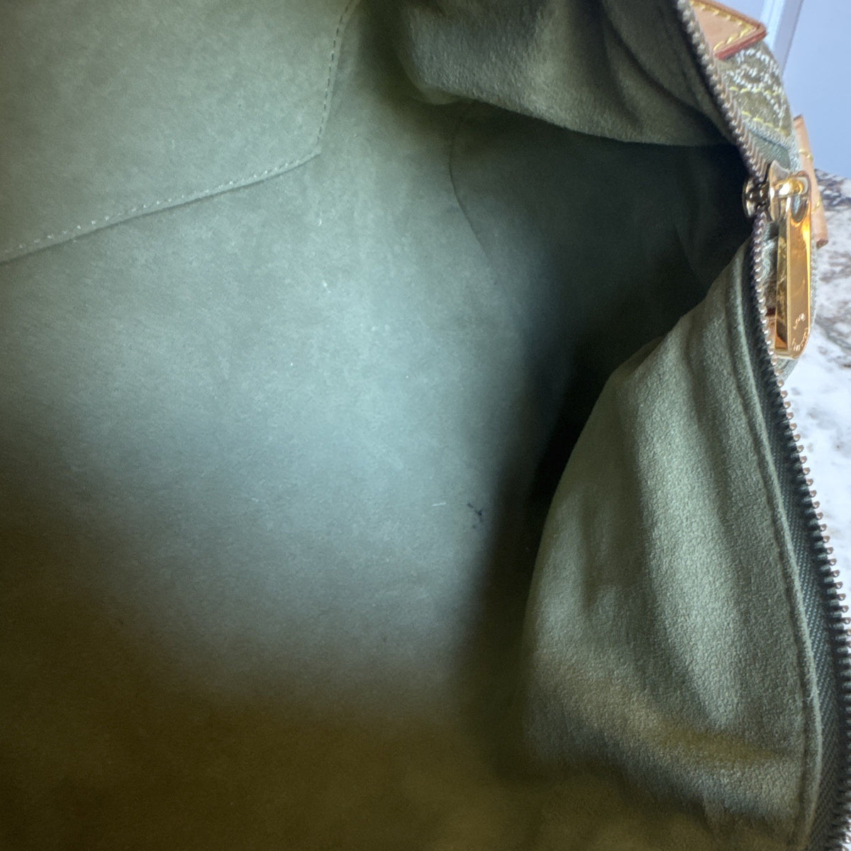 Green Louis Vuitton Denim Speedy