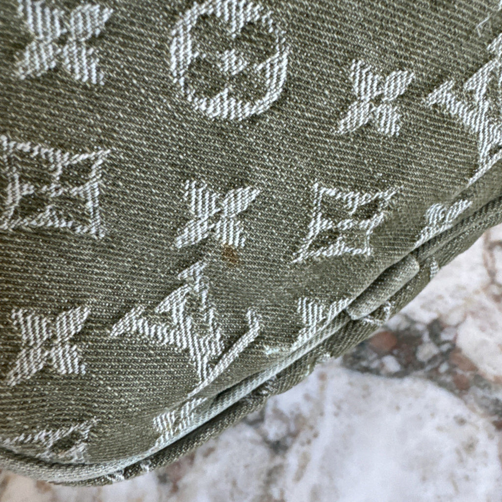 Green Louis Vuitton Denim Speedy
