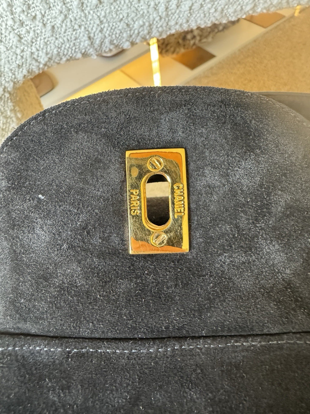 Chanel Suede XXL Travel Flap