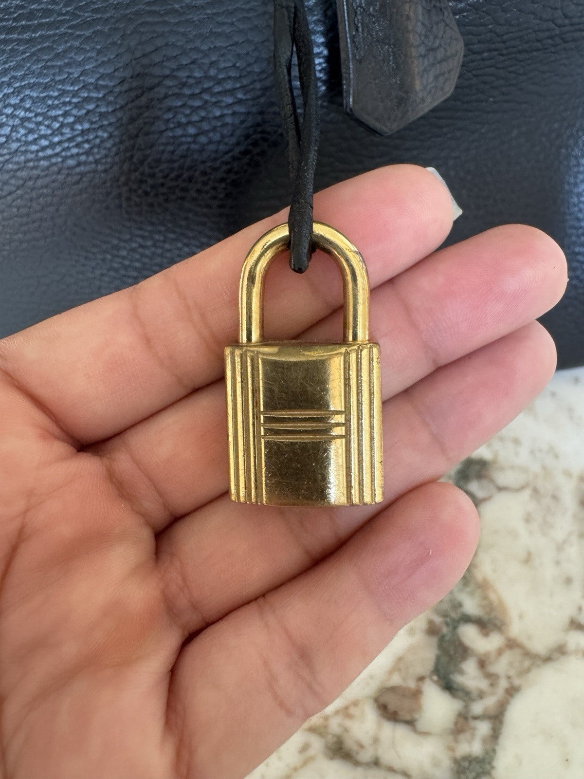Hermes Birkin 35 Black Ardennes With Gold Hardware