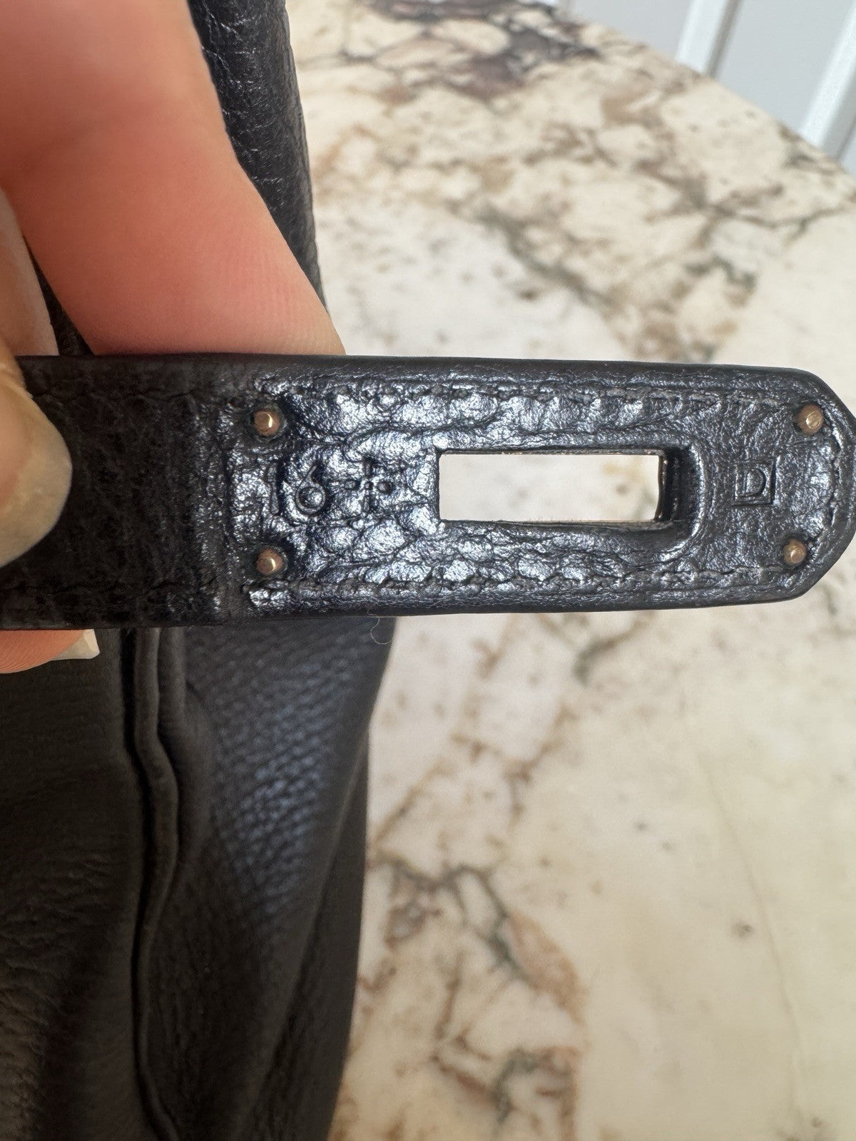 Hermes Birkin 35 Black Ardennes With Gold Hardware