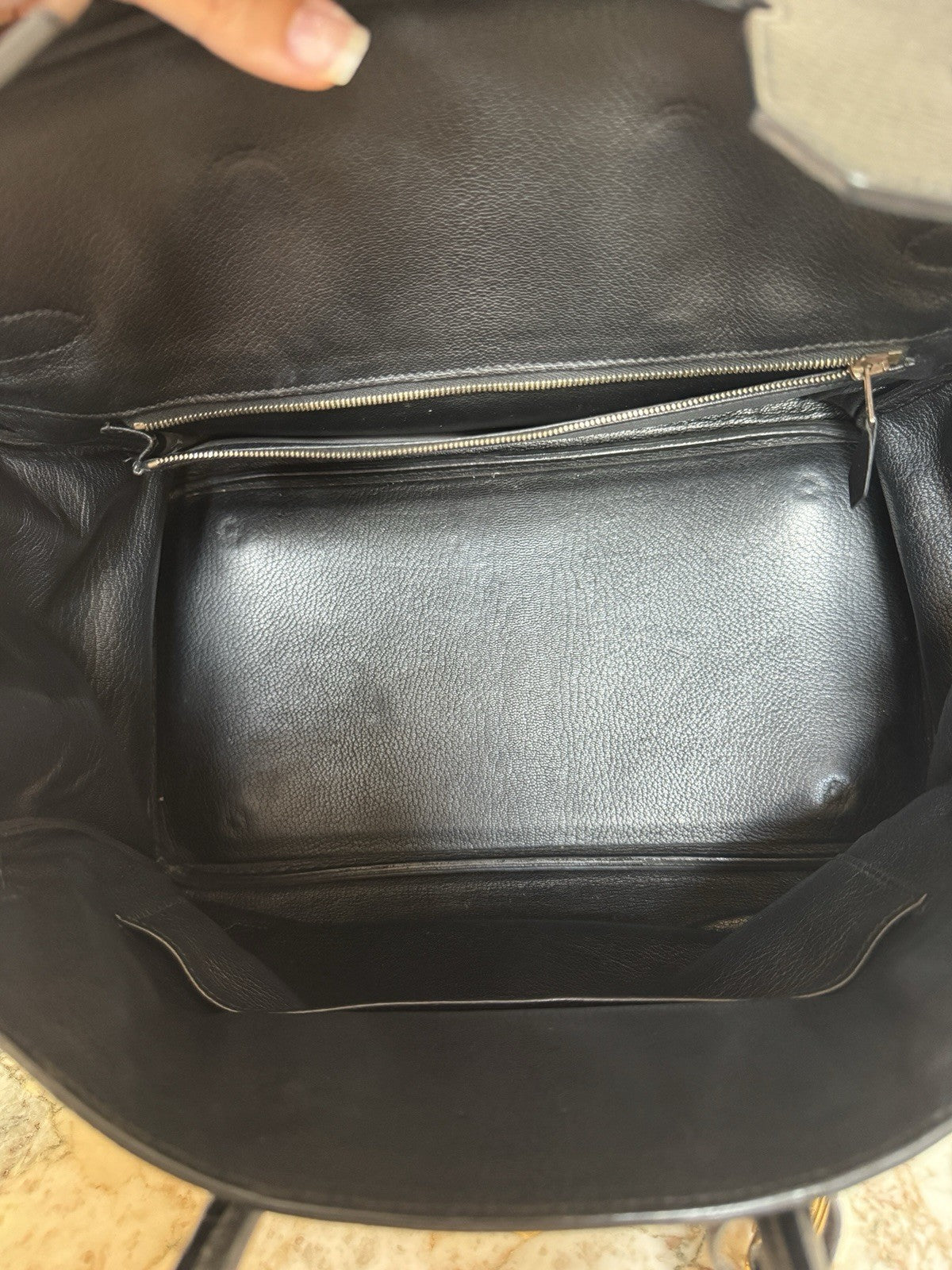 Hermes Birkin 35 Black Ardennes With Gold Hardware