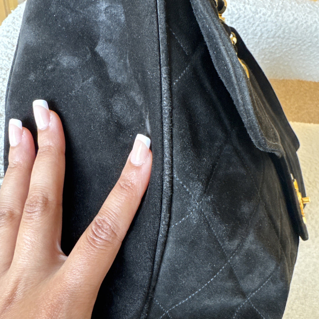 Chanel Suede XXL Travel Flap