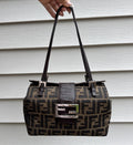 Fendi Zucca Bento Box Baguette Bag