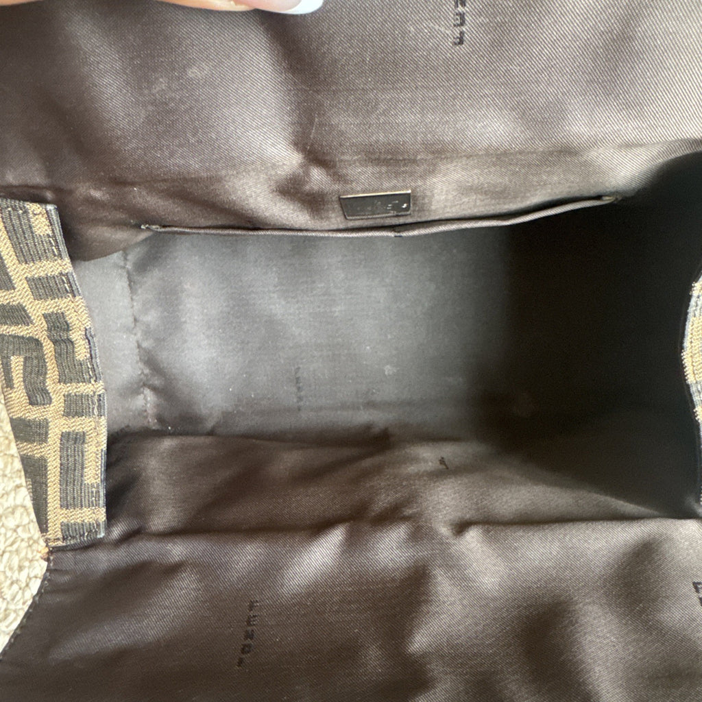 Fendi Zucca Bento Box Baguette Bag