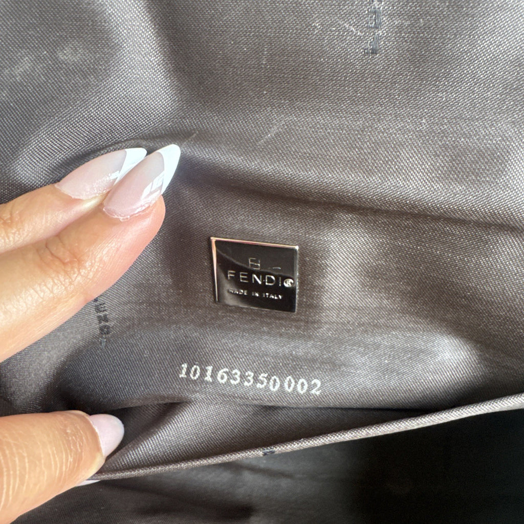 Fendi Zucca Bento Box Baguette Bag