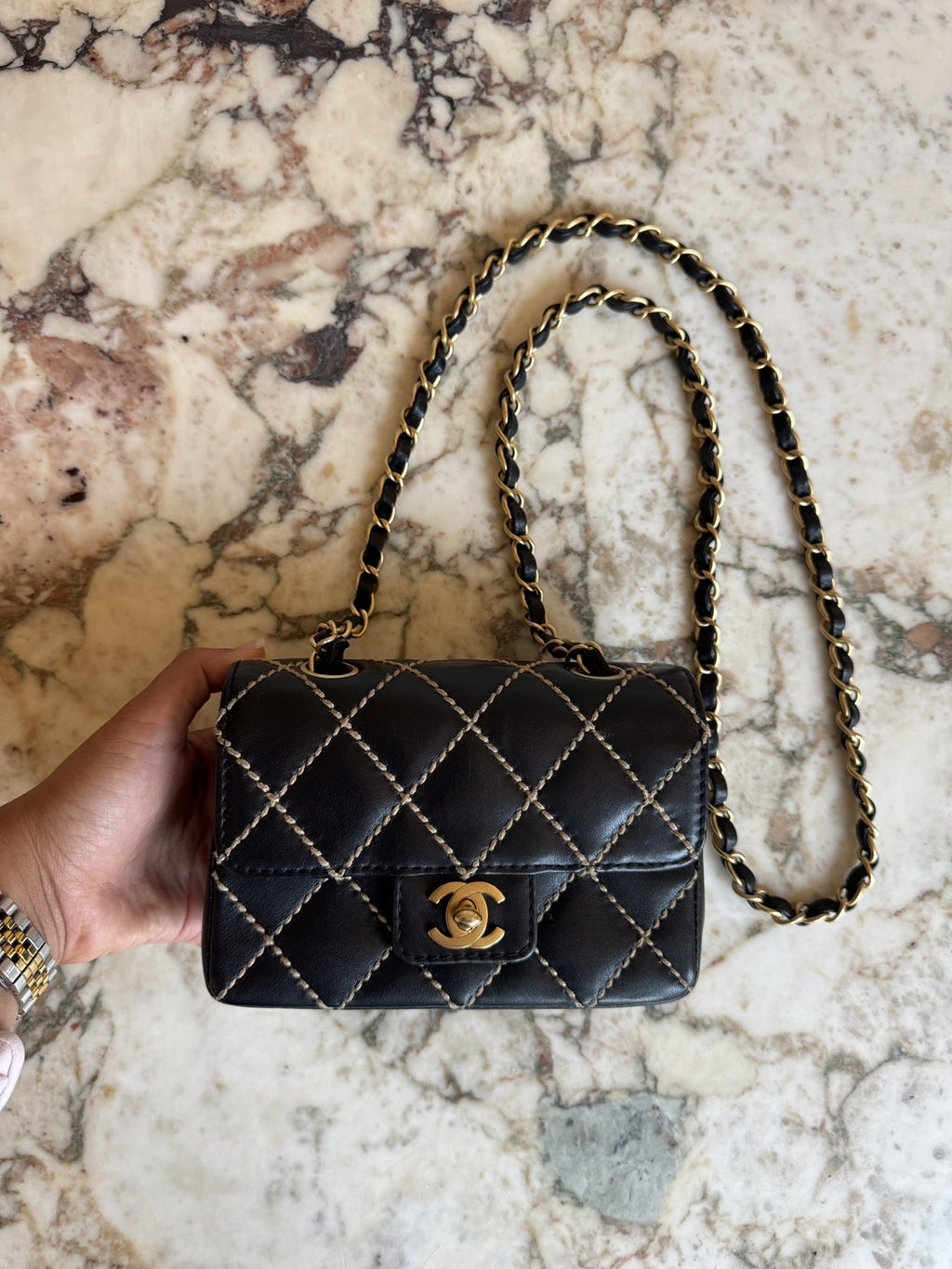 Black Chanel Mini Flap Bag
