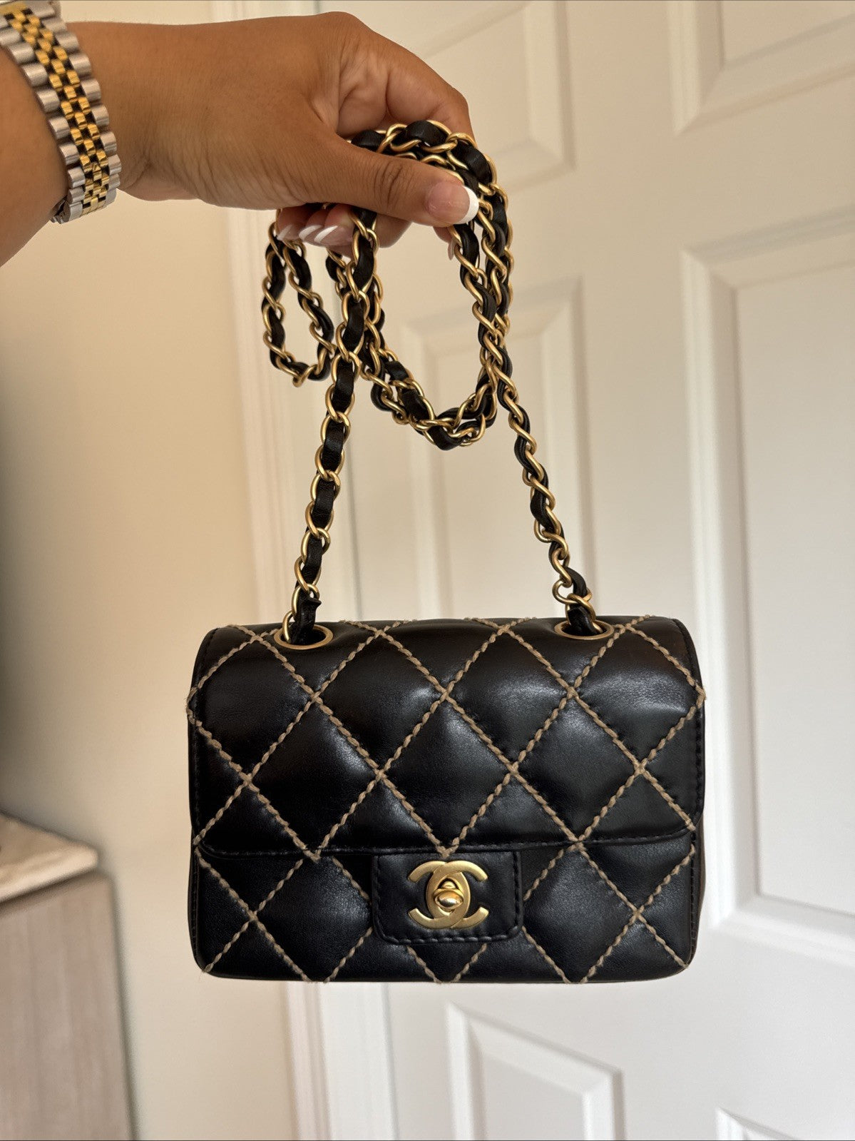 Black Chanel Mini Flap Bag