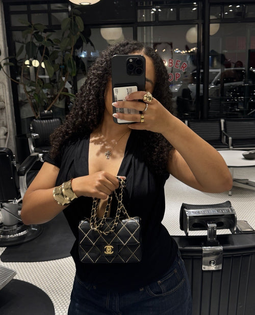 Black Chanel Mini Flap Bag