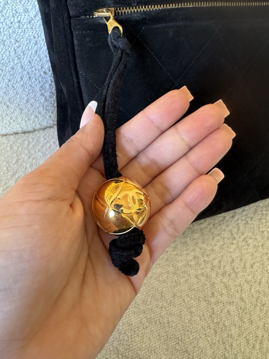 Chanel Suede XXL Travel Flap