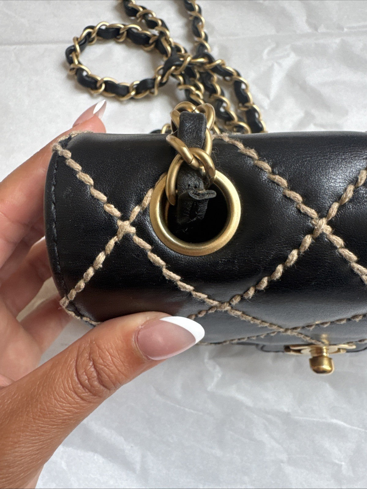 Black Chanel Mini Flap Bag