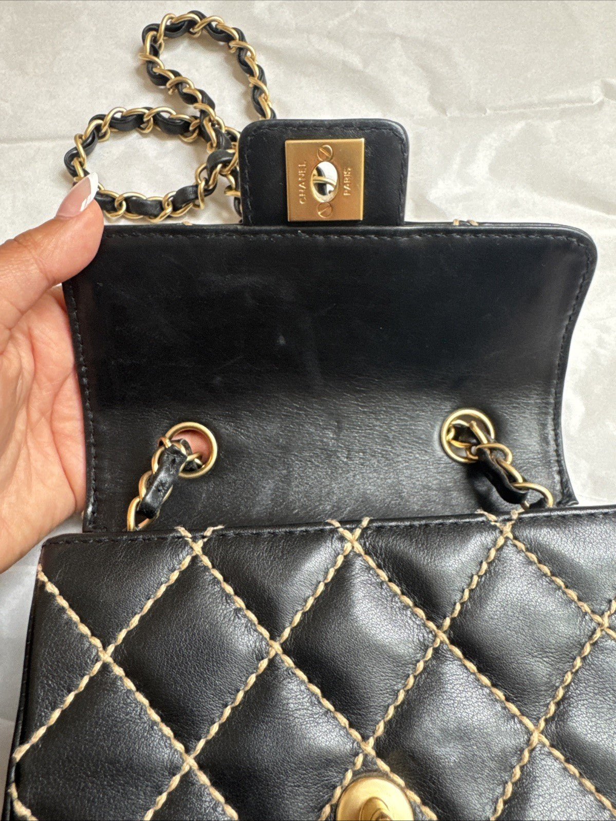 Black Chanel Mini Flap Bag