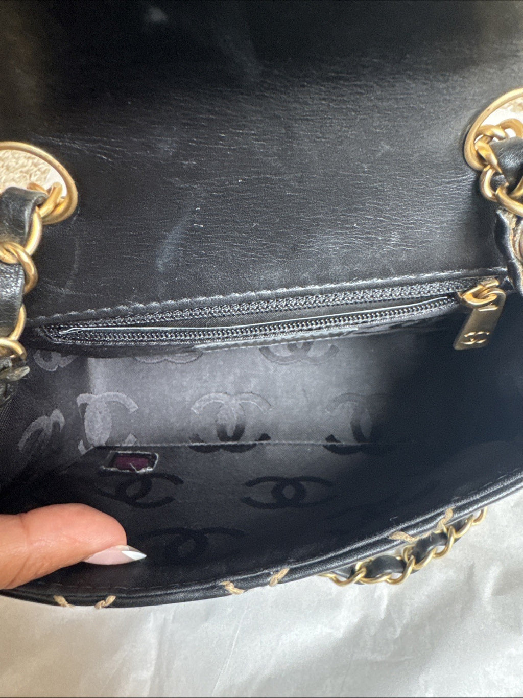 Black Chanel Mini Flap Bag