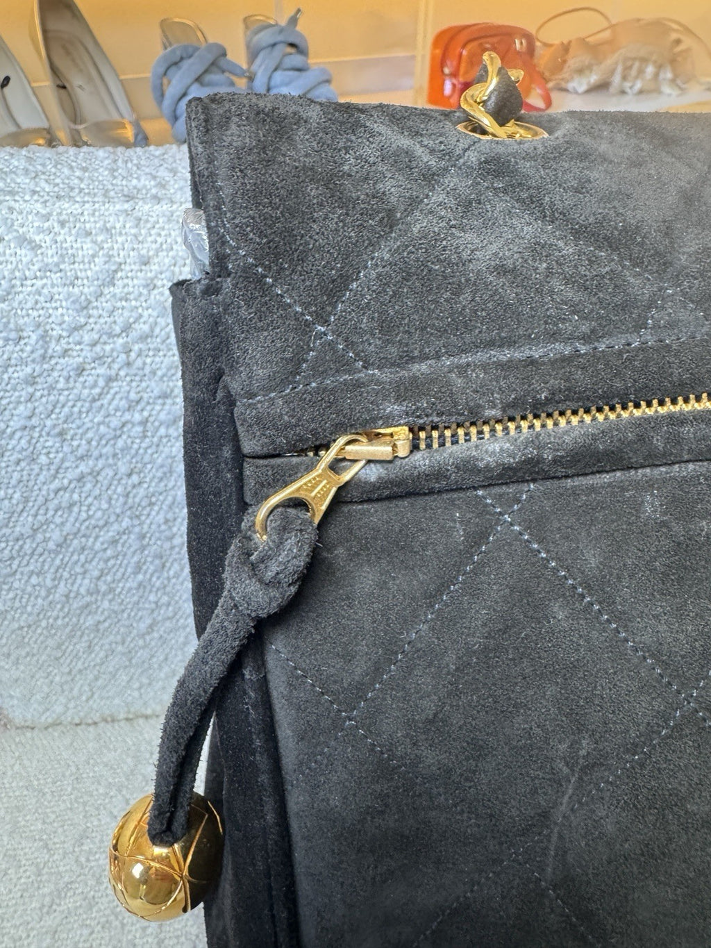 Chanel Suede XXL Travel Flap