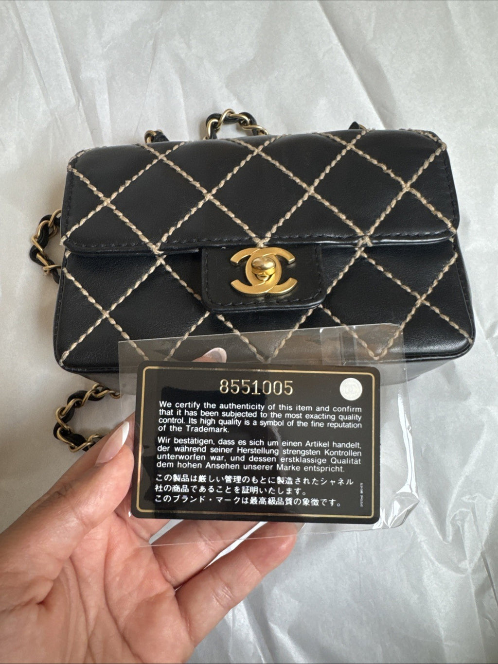 Black Chanel Mini Flap Bag