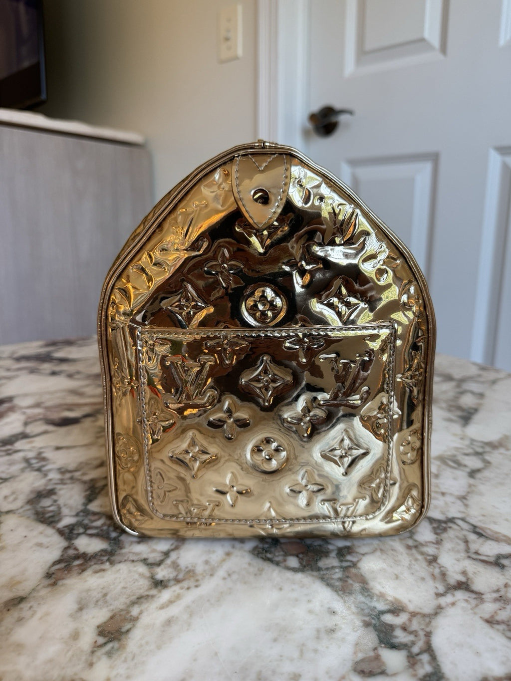 Louis Vuitton Gold Mirror Speedy
