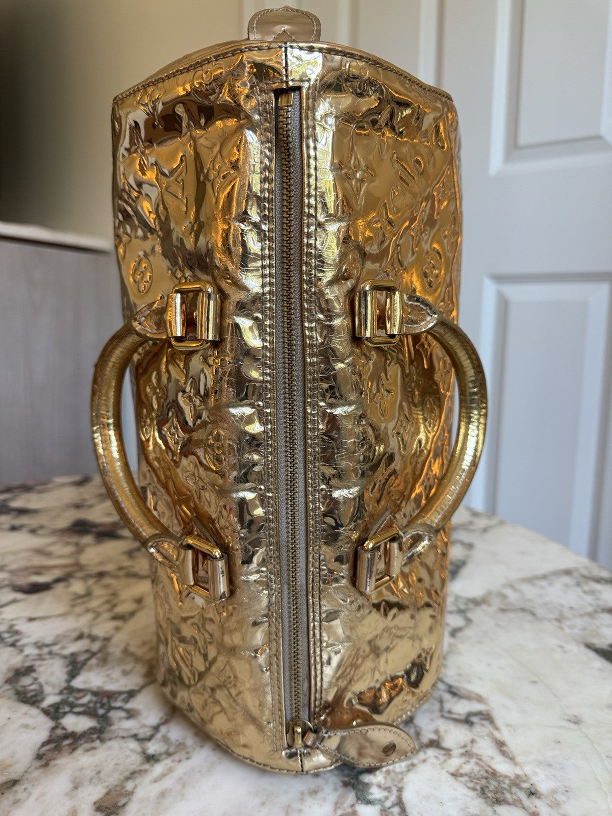 Louis Vuitton Gold Mirror Speedy