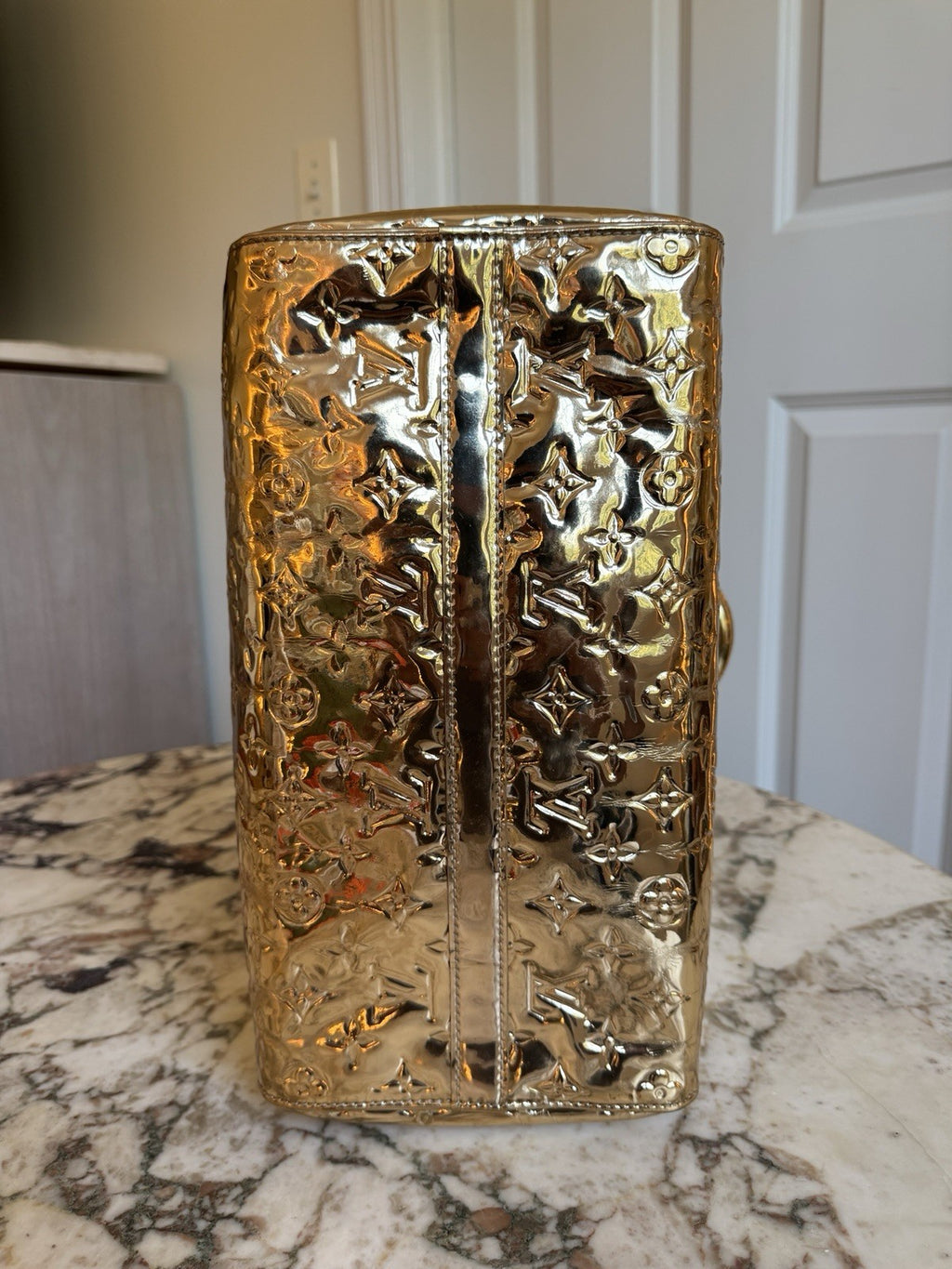 Louis Vuitton Gold Mirror Speedy
