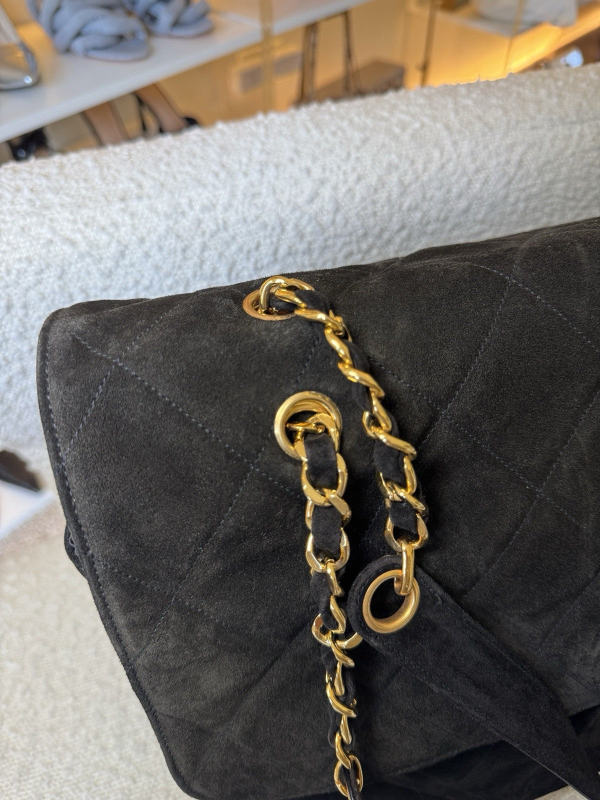 Chanel Suede XXL Travel Flap