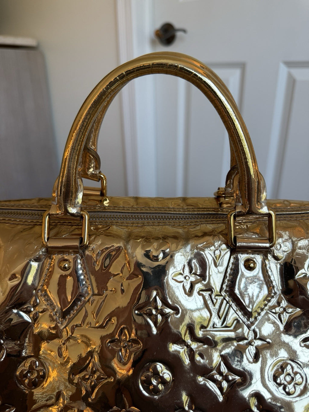 Louis Vuitton Gold Mirror Speedy